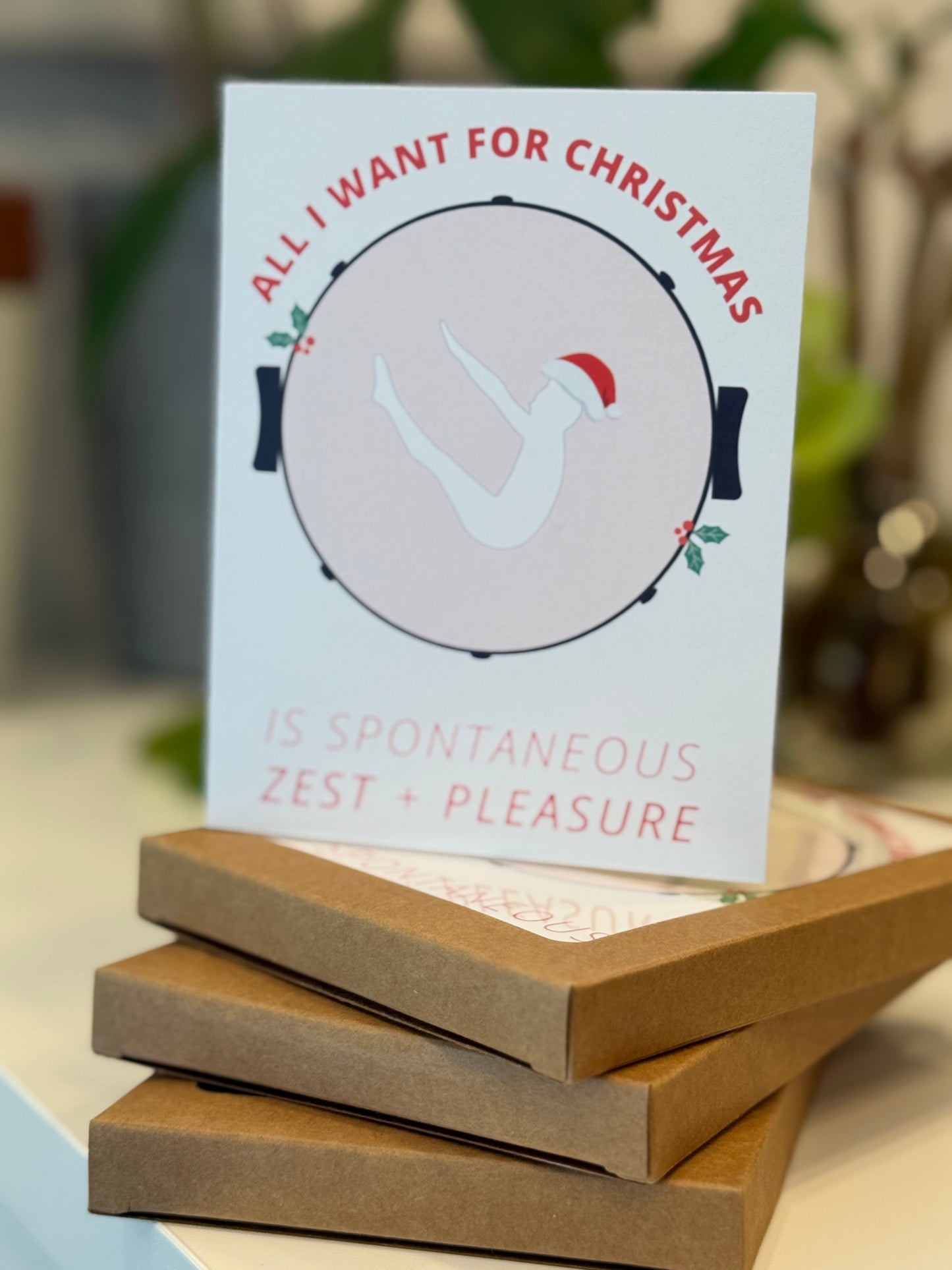 Pilates Holiday Cards (Pack of 10) - All I Want For Christmas
