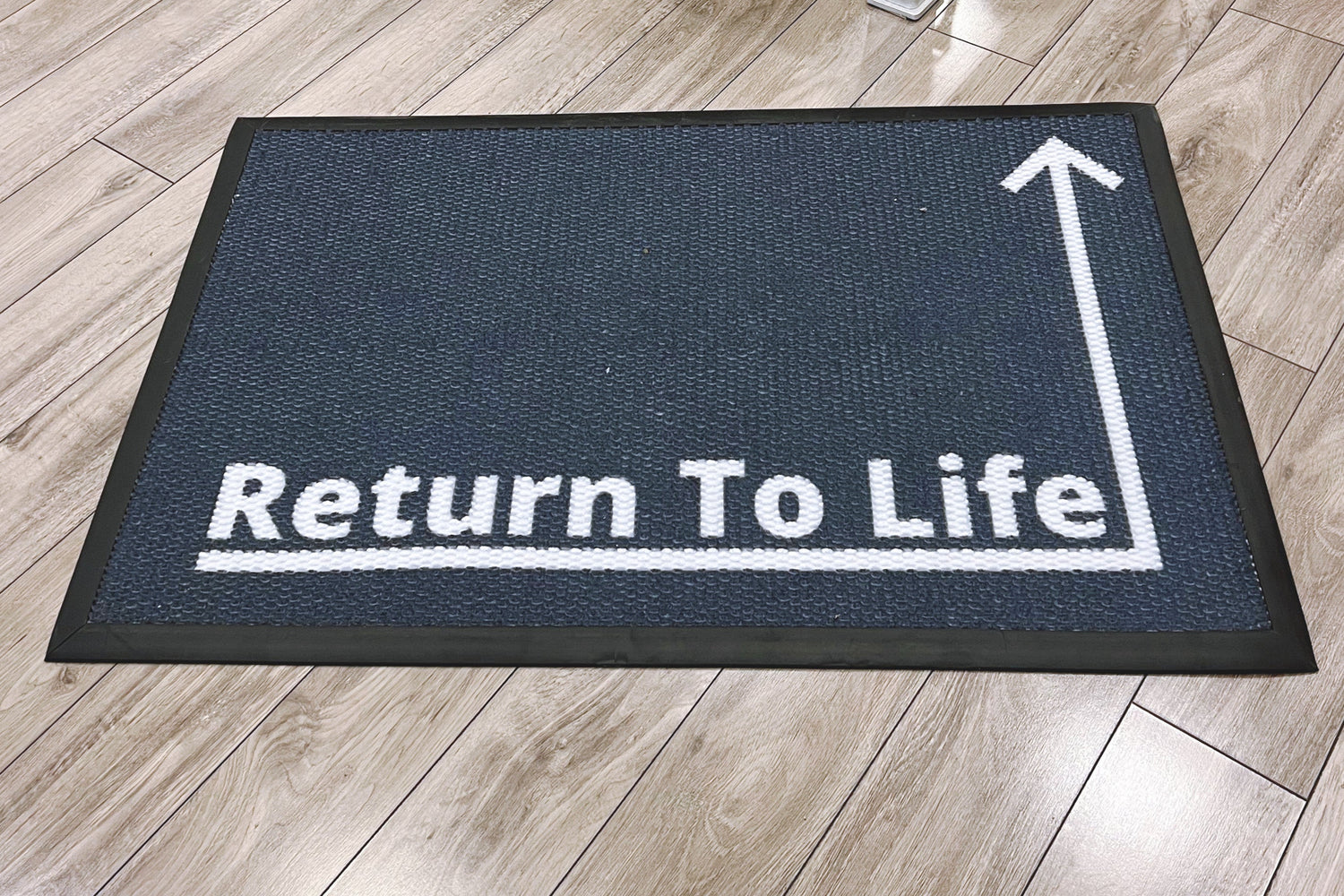 Pilates Welcome Mat Return To Life Door Mat for Pilates Studio and Pilates Teachers