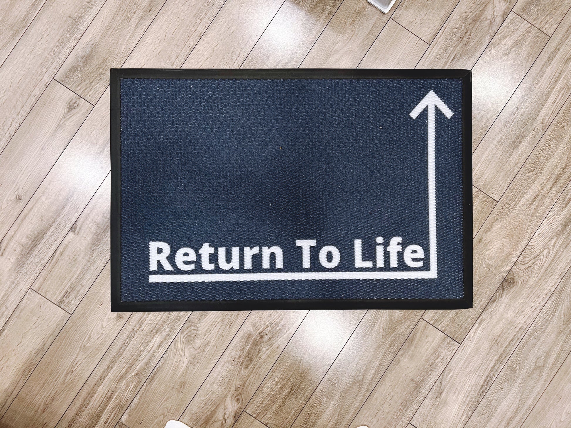 Return To Life Pilates Welcome Mat Pilates Door Mat For Pilates Teachers and Pilates Studios