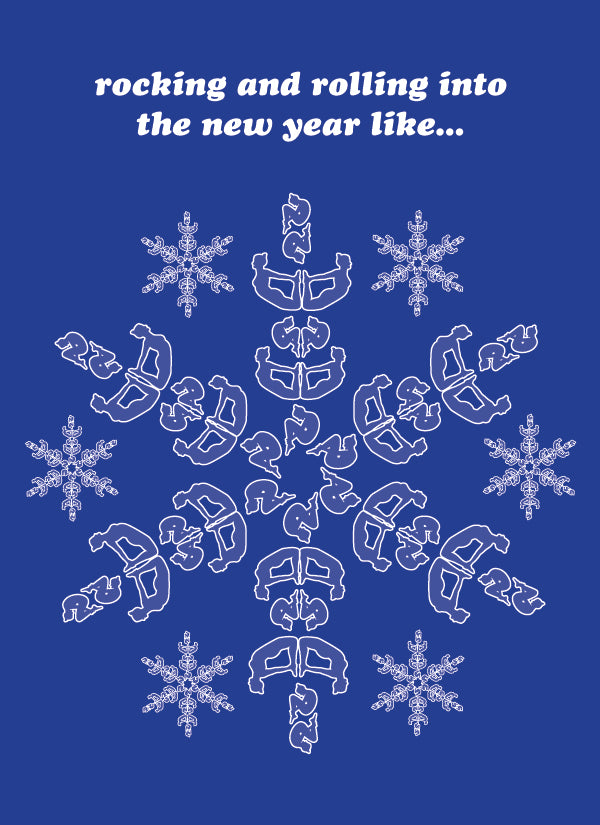 Pilates Holiday Cards (Pack of 10) - Rocking and Rolling Into The New Year Like...