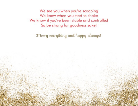 Pilates Holiday Cards (Pack of 10) - Ho Ho Hold 2, 3!