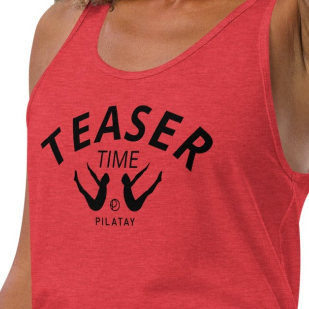 Teaser Time Pilates Tank Top by Pilatay - Pilatays Pilates shop with gifts for Pilates teachers and lovers