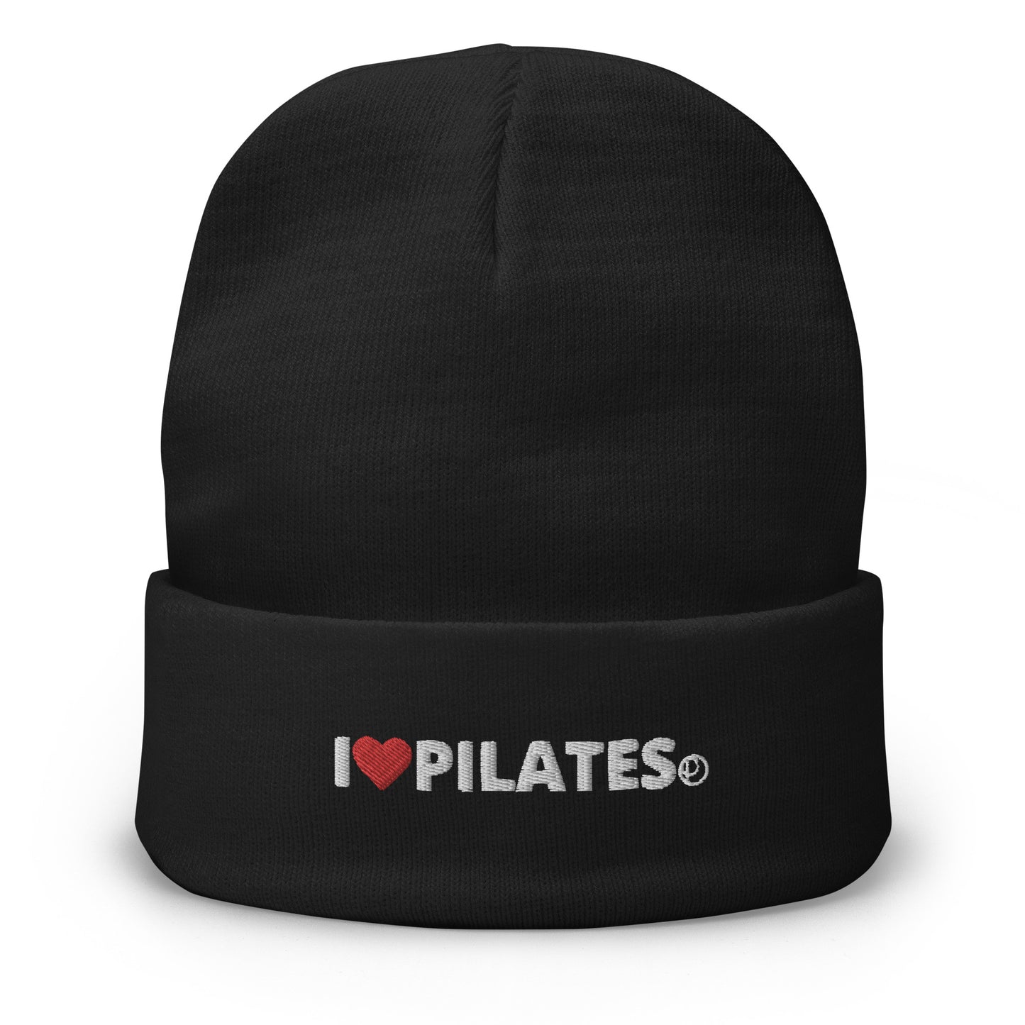 I love Pilates embroidered beanie - Pilates gifts - Gifts for Pilates teachers