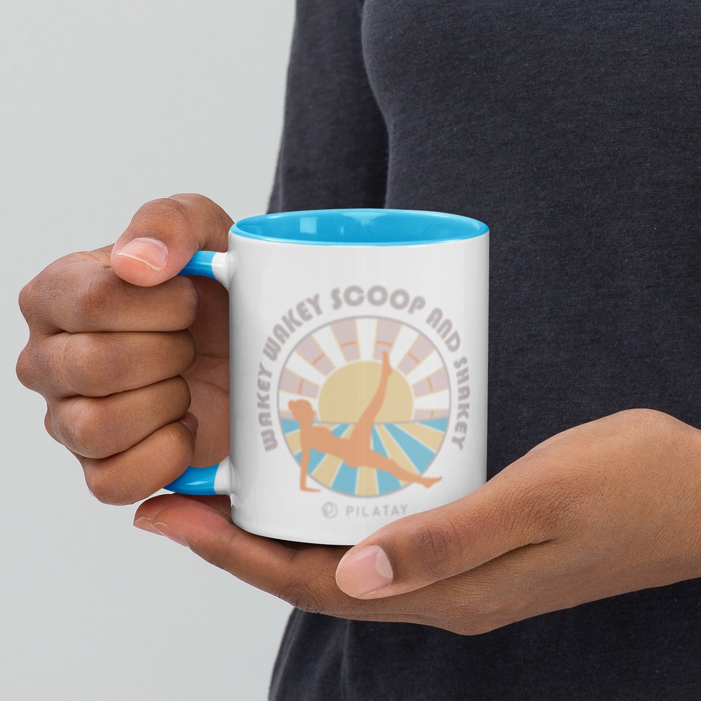 Pilates Coffee Mug - Wakey Wakey Scoop And Shakey
