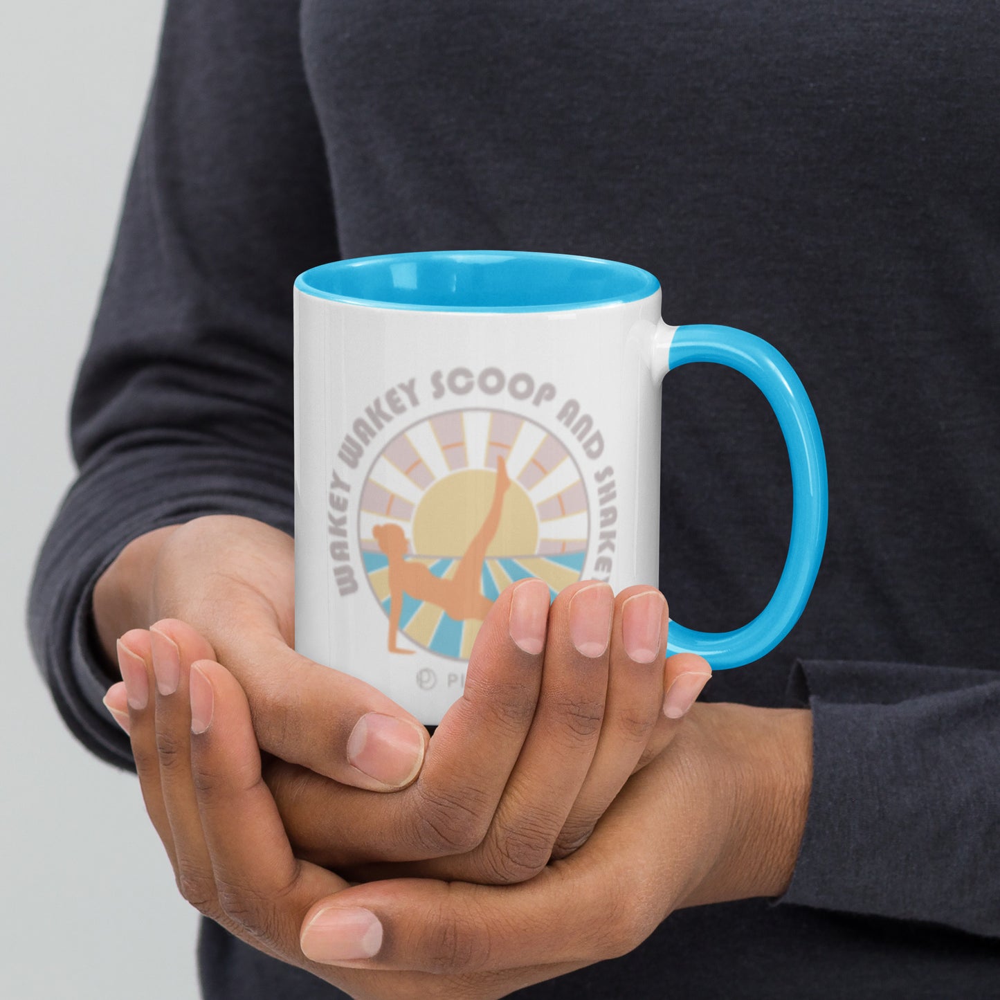 Pilates Coffee Mug - Wakey Wakey Scoop And Shakey