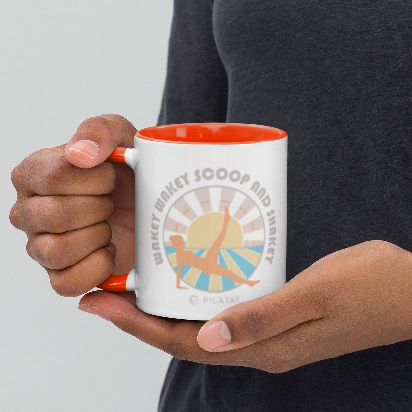 Pilates Coffee Mug - Wakey Wakey Scoop And Shakey