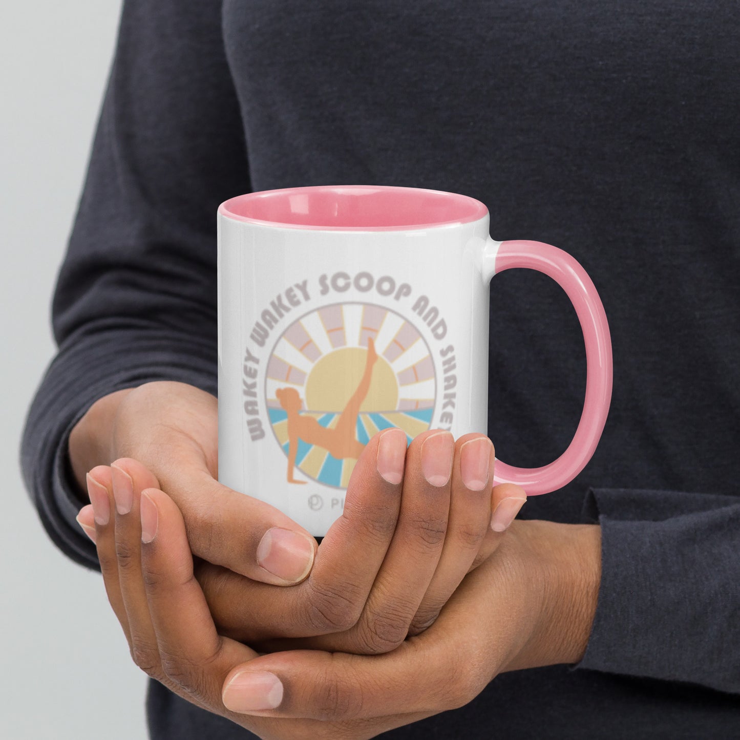 Pilates Coffee Mug - Wakey Wakey Scoop And Shakey