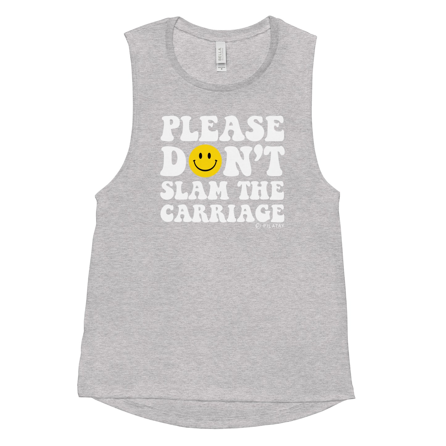 Please don't slam the carriage - Pilates Reformer Tank