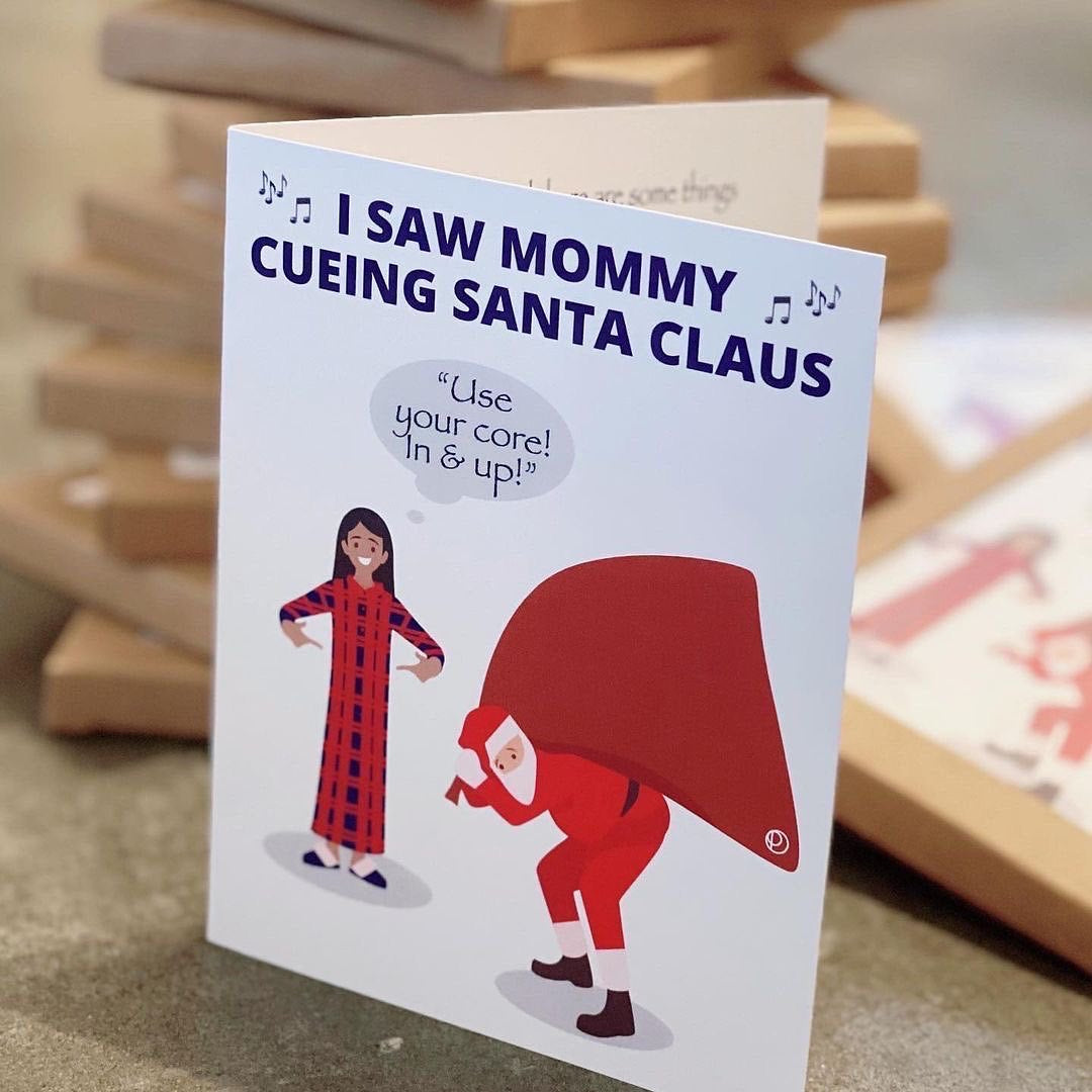 Pilates Holiday Cards