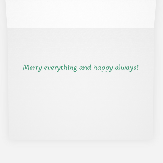 Pilates holiday card 2024 inside 