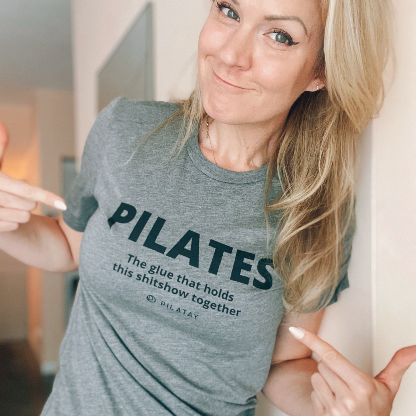Pilates t-shirt - the glue that holds this shitshow together - pilates tank - pilates shirt - pilates gifts - pilates teacher gifts - pilates reformer - joseph pilates - pilates t-shirt for men and women - pilatay shop 