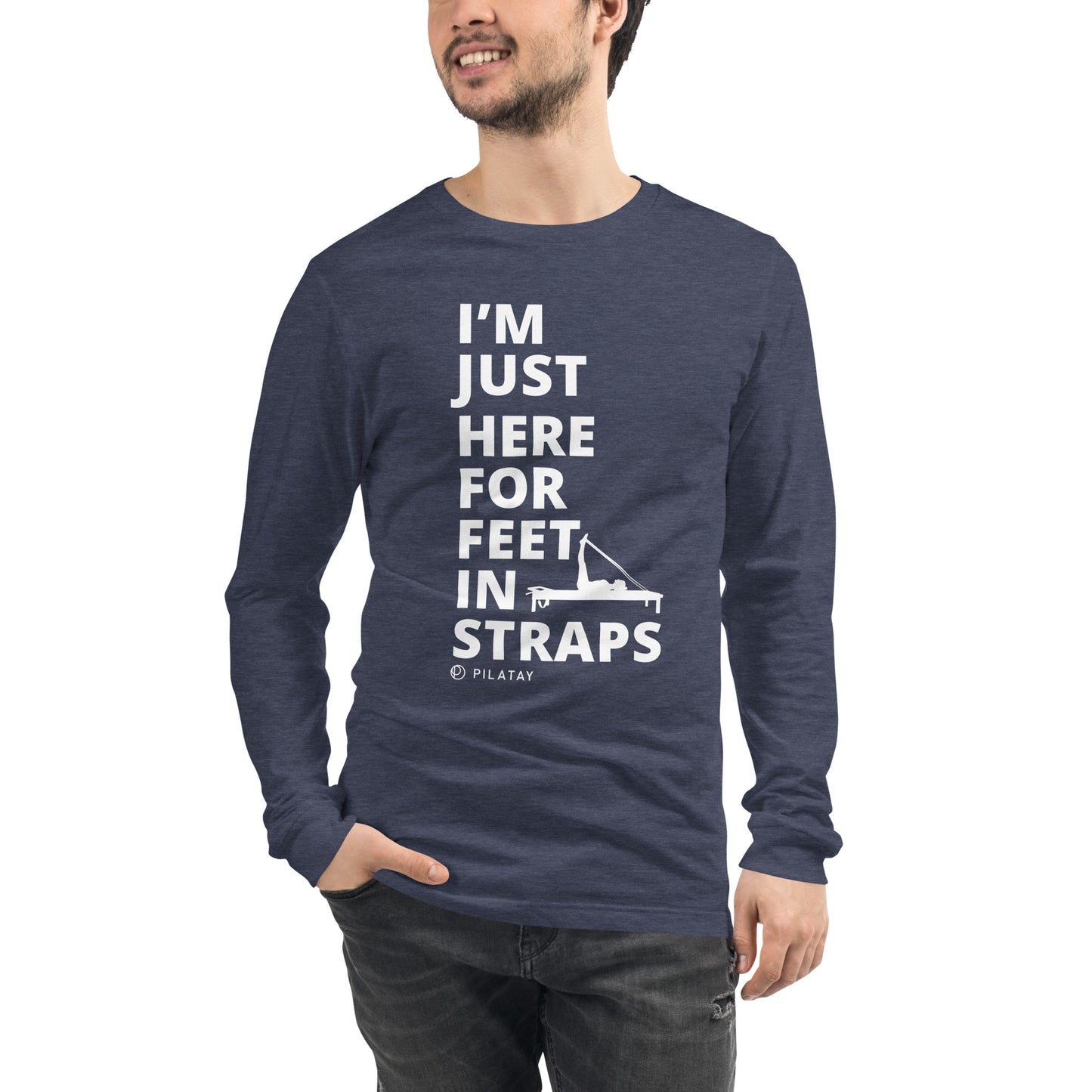 I'm Just Here For Feet In Straps - Unisex Jersey Long Sleeve Tee