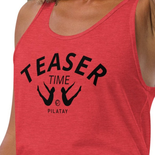 Teaser Time Pilates Tank Top by Pilatay - Pilatays Pilates shop with gifts for Pilates teachers and lovers 