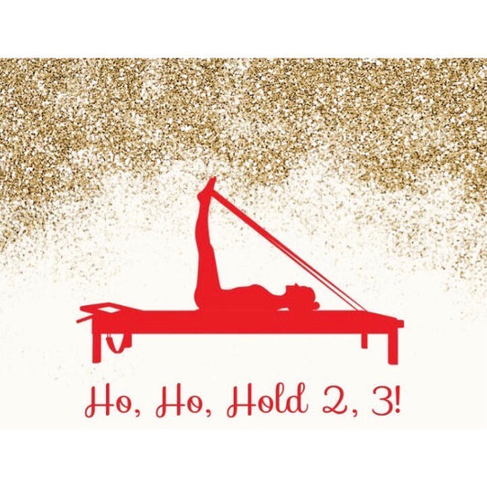 Pilates holiday cards - gifts for pilates clients - pilates notecards - holiday cards for pilates teachers
