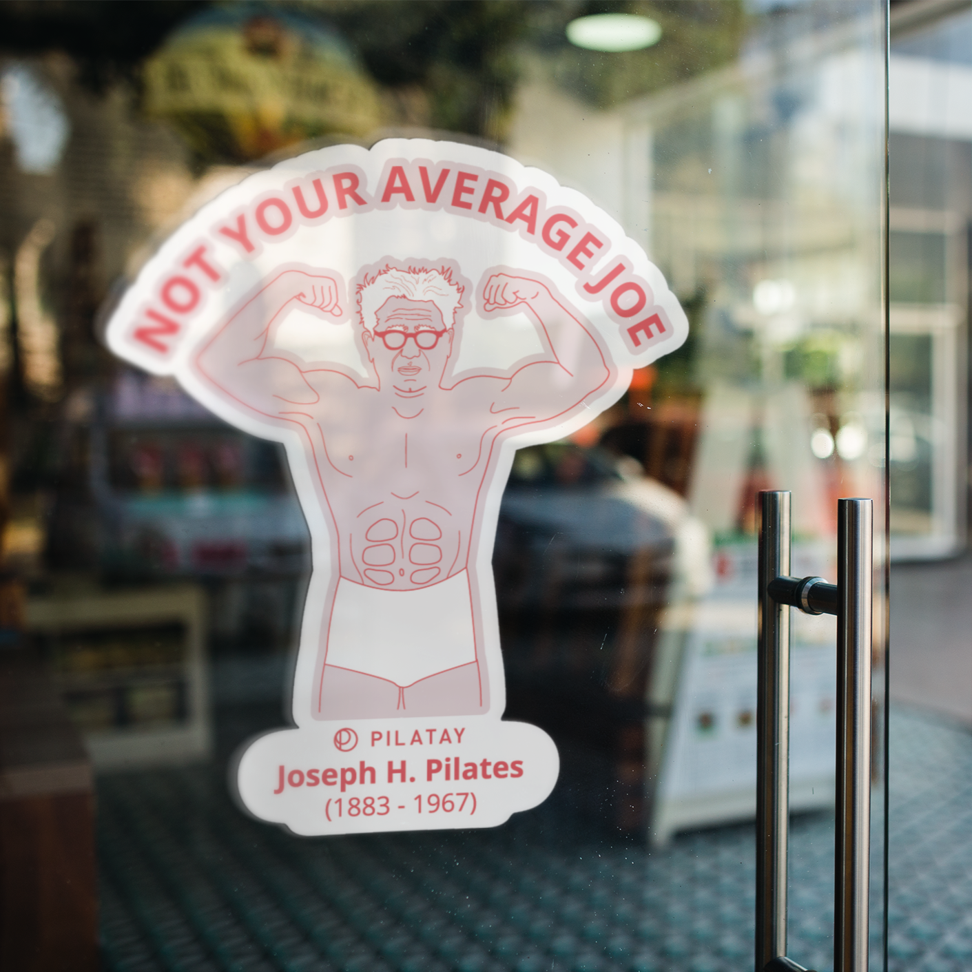 Joseph Pilates Window Cling