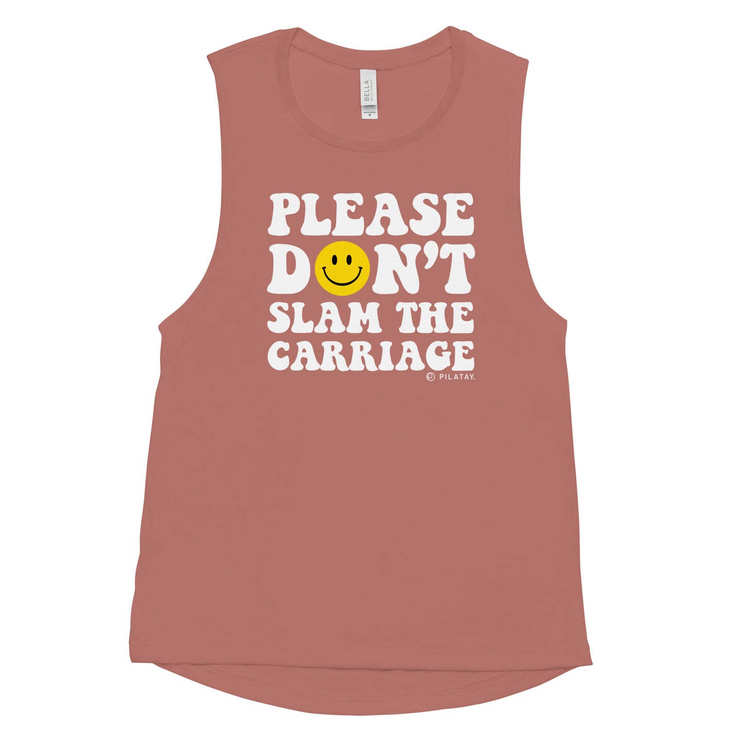 Please don't slam the carriage - Pilates Reformer Tank